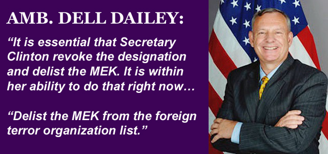 Dell Dailey Calls for Delisting of MEK